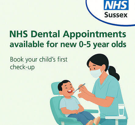 NHS Dental Appointments available for new 0-5 years olds